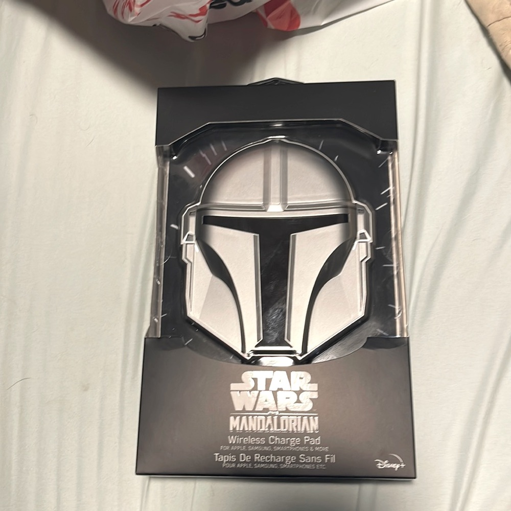 Brand new Mandalorian wireless charge pads in box